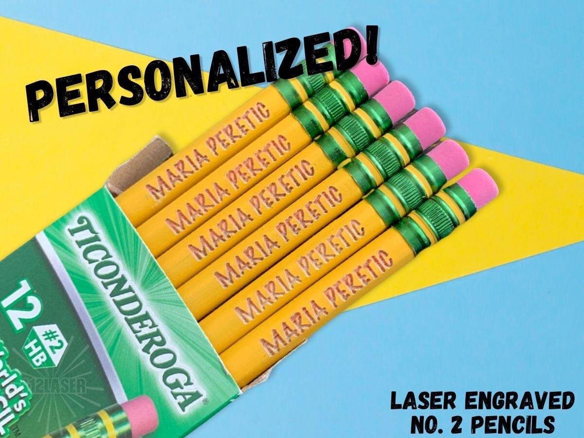 Teacher Appreciation Back To School Supplies Custom#2 Ticonderoga Reg…
