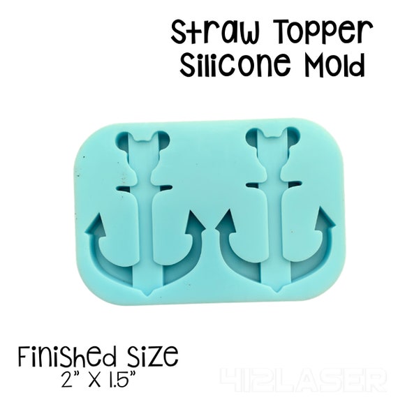 FINAL SALE 50% OFF Straw Topper Silicone Mold Resin Mold Epoxy Mold  Silicone Mold 