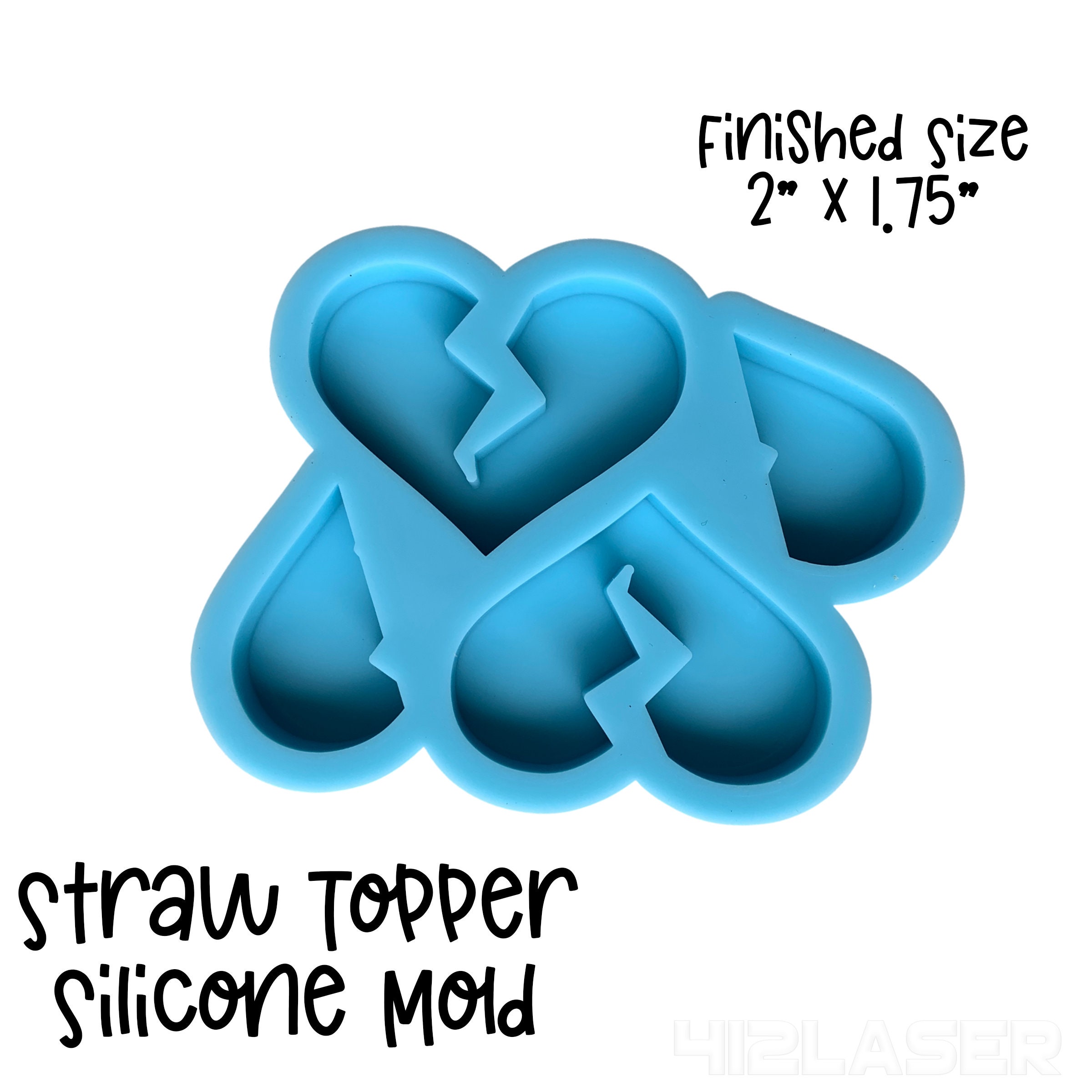 FINAL SALE 50% OFF Mushroom Straw Topper Silicone Mold | Resin Mold | Epoxy  Mold | Silicone Mold
