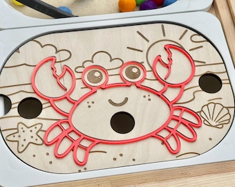 Crab Sensory Bin Insert