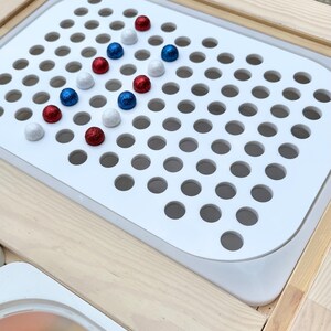 IKEA Trofast Sensory Bin Insert: Acrylic or Baltic Birch, 1&quot; Holes