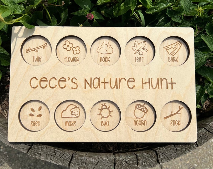 Scavenger Hunt Board, Nature Hunt