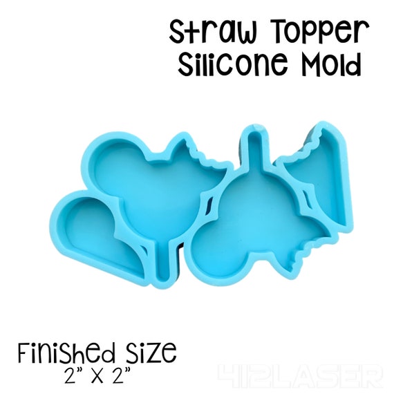 FINAL SALE 50% OFF Straw Topper Silicone Mold | Resin Mold | Epoxy Mold |  Silicone Mold