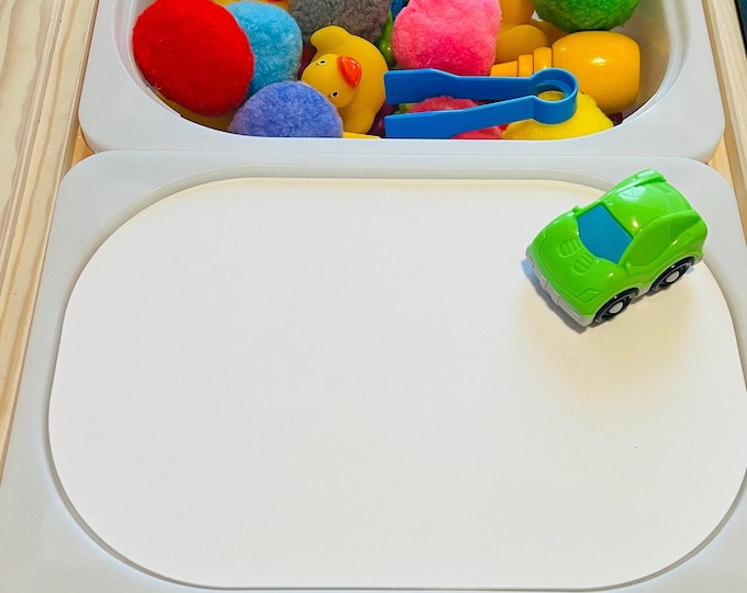 Trofast Sensory Bin Lid: Solid Cover Insert for IKEA Table