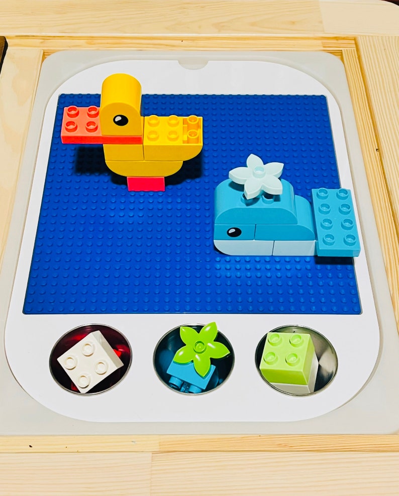 Building Bricks Sensory Table Insert, Baseplate, Flisat Insert, Trofast