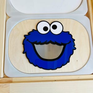 Cookie Sensory Bin Insert | Wood & Acrylic | Fits Small IKEA TROFAST Bin | Fine Motor Skills Toy, Sensory Table Insert, Flisat Insert