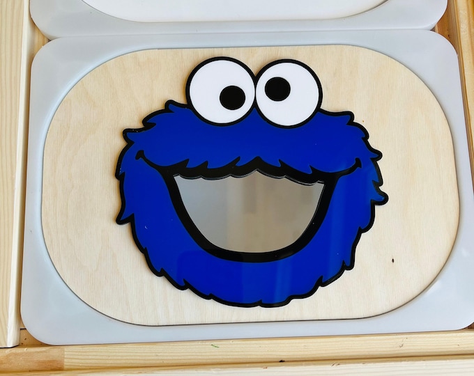 Cookie Sensory Bin Insert | Wood & Acrylic | Fits Small IKEA TROFAST Bin | Fine Motor Skills Toy, Sensory Table Insert, Flisat Insert