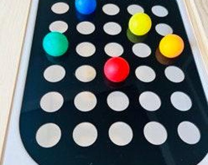 Ping Pong Ball Sensory Bin Insert for TROFAST bin, Flisat Table, Lightbox Insert, Sensory Bin Insert