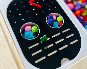 Sensory Bin Insert: TROFAST Table Sampler Board with Cups, Sensory Table Insert, flisat Insert