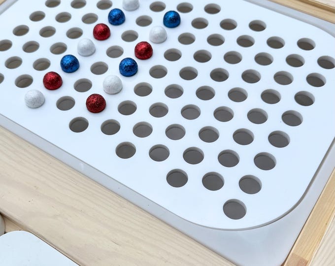 IKEA Trofast Sensory Bin Insert: Acrylic or Baltic Birch, 3/4" Holes