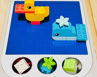 Sensory Bin Insert, Building Bricks Flisat Table Insert, Baseplate, Trofast Bin
