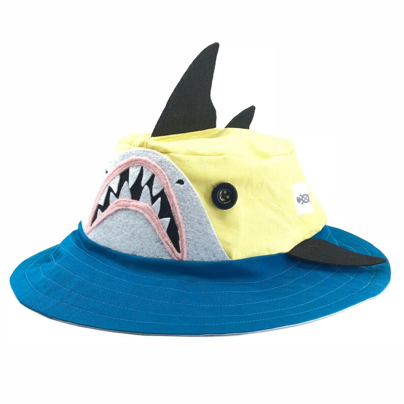 Lemonshark Sun Hat. Great Bucket Hat for Babies to Adults. Fun and ...