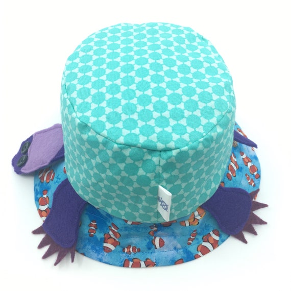 Sea Turtle Bucket Hat Sun Hat Purple 