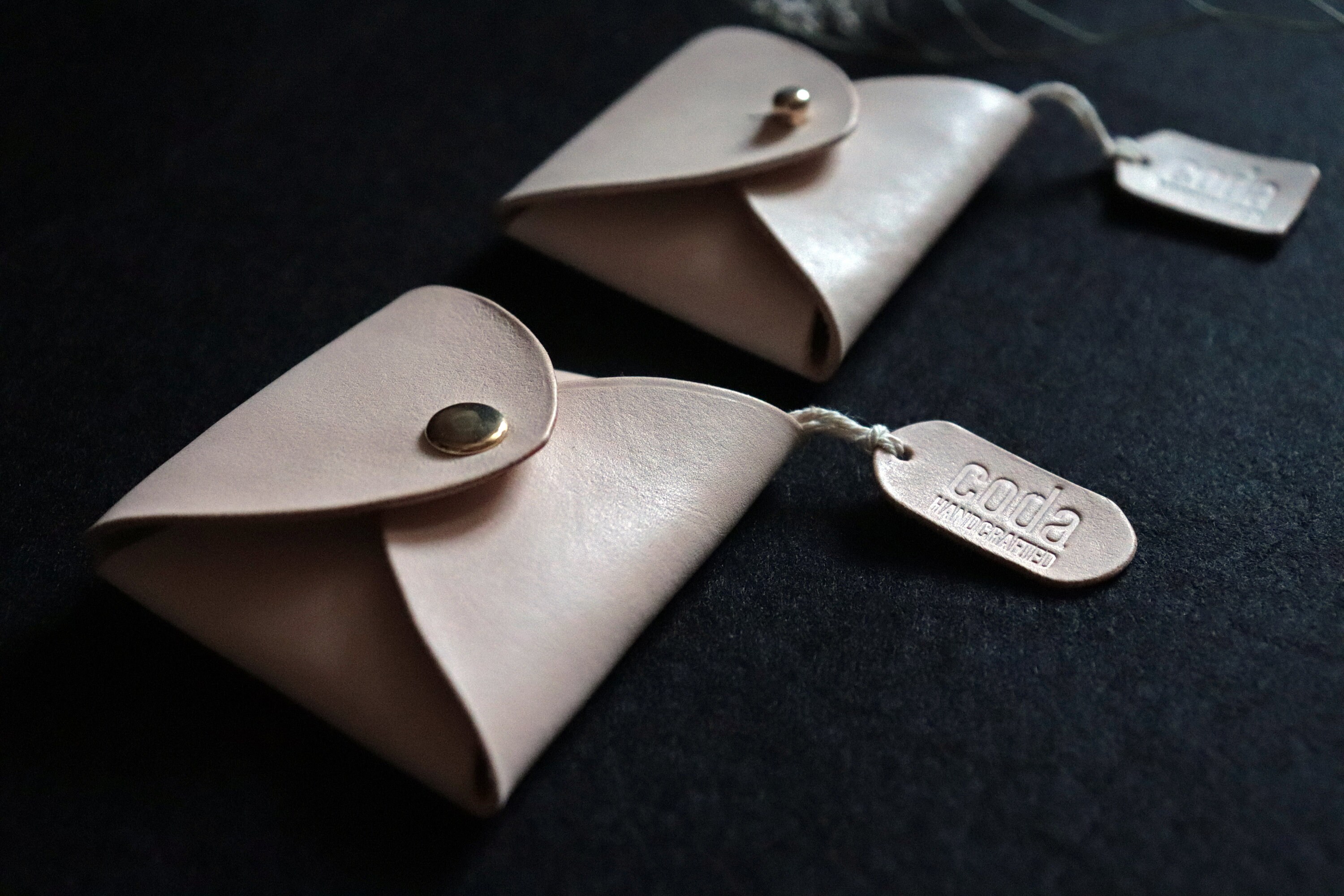 Leather Coin Pouch Leather Envelope Envelope for Jewelry Etsy