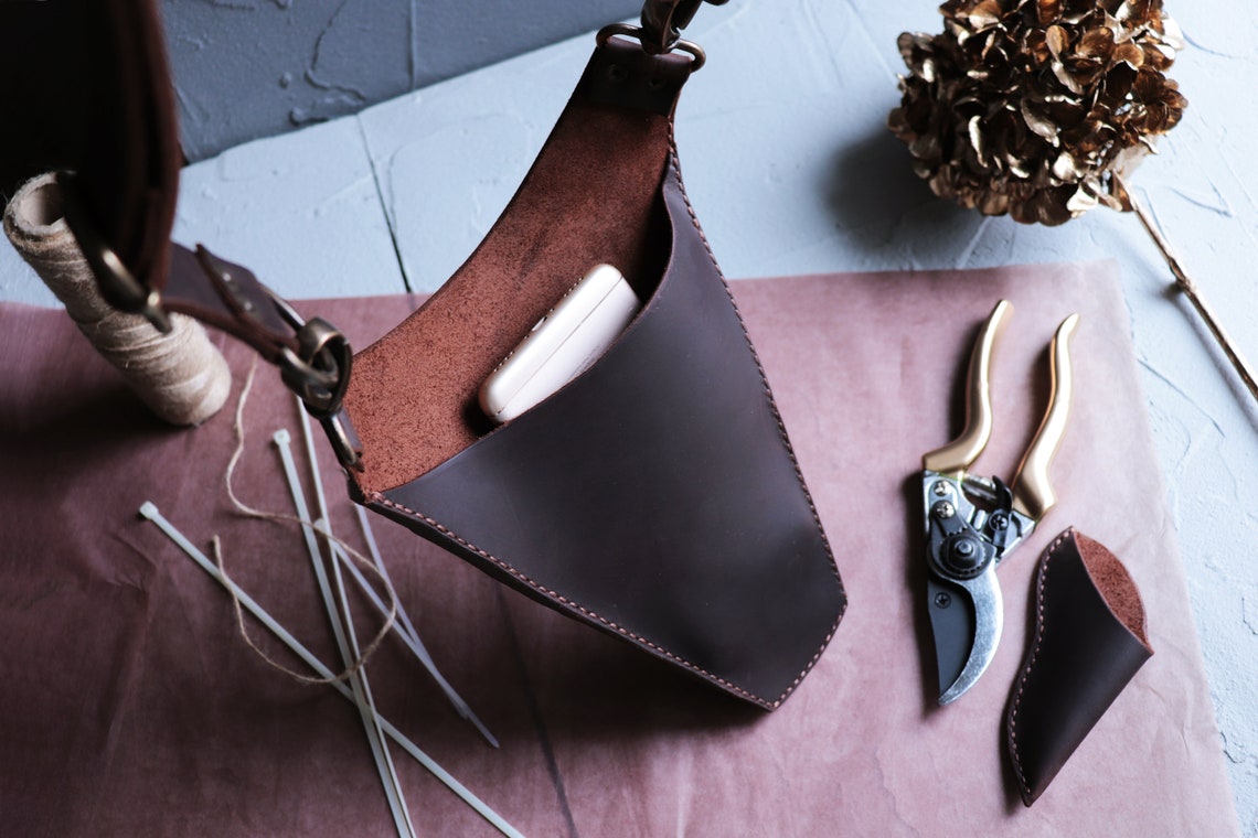 Floral Tool Belt Florist Leather Tool Bag Garden Tool Belt Etsy