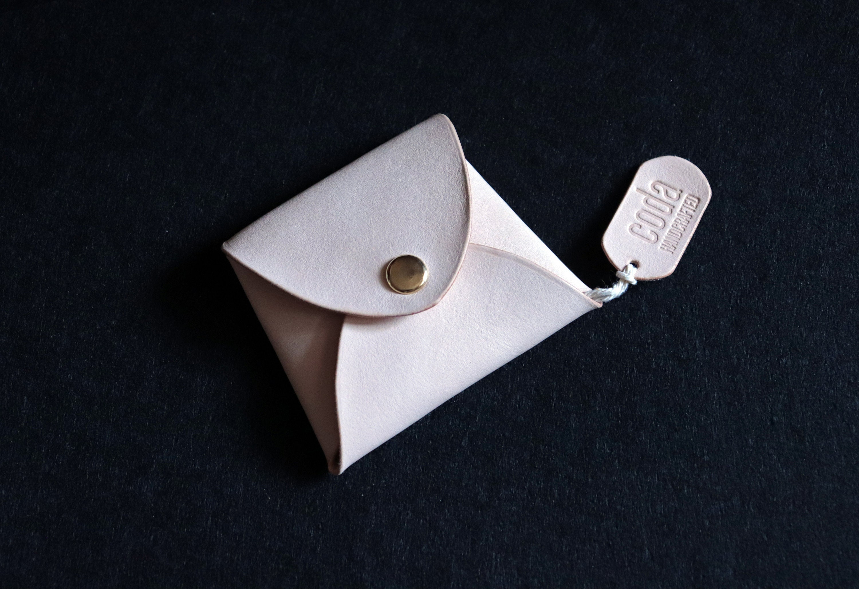 Leather Coin Pouch Leather Envelope Envelope for Jewelry Etsy