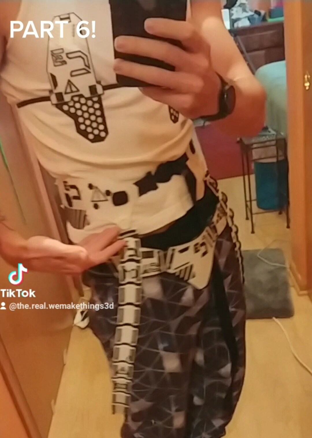 Vixi Cyber Tech Belt Skort