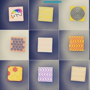 Magnetic Fidget Square With Custom Faces. Dozens of Textures. Perfect ...