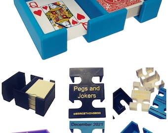 Deck of Cards Holder and Organizer. Great for Car Trips and Family Game Night