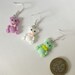 Kawaii farbige Teddybär Y2K Ohrringe | Etsy