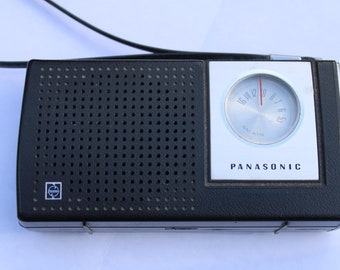 Panasonic, Panasonic Radio, Transistor Radio, Portable radio, Made in Japan, AM Radio, Small Radio, Vintage Radio,