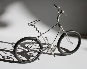 Road Bike, Bicycle, Small Bicycle, Fat Bike, Six inch Bike, Bicycle sculpture, Wire Bike, Bicycle Art, Port Orford, Gravel Bike