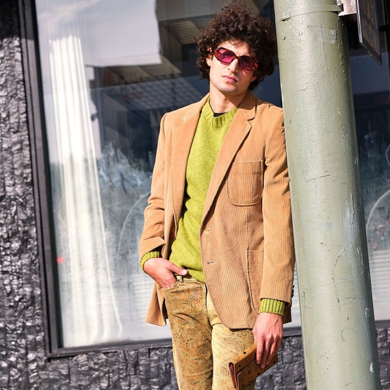 70s/80S Jordache Corduroy Tan Blazer