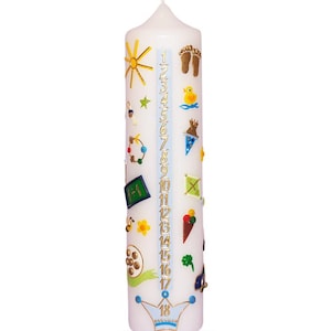 Handmade Life Candle – Gift for Baptism & Birth No. 6