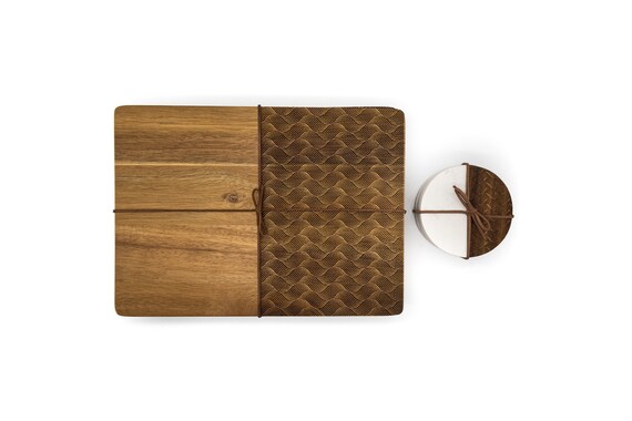 Nami Wood Placemats Set of 4 & 6 and Wooden Coasters Place Mats Wooden  Placemats Rectangle Placemat Marble Coasters Placemats Set 