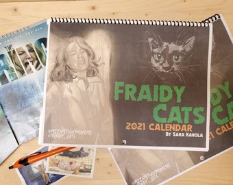 Horror Calendar Etsy hammer horror calendar 2021