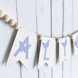 Personalized Butterfly Name Sign, Butterfly Decor, Butterfly Nursery Garland, Wooden Butterfly Name Sign, Butterfly Letters