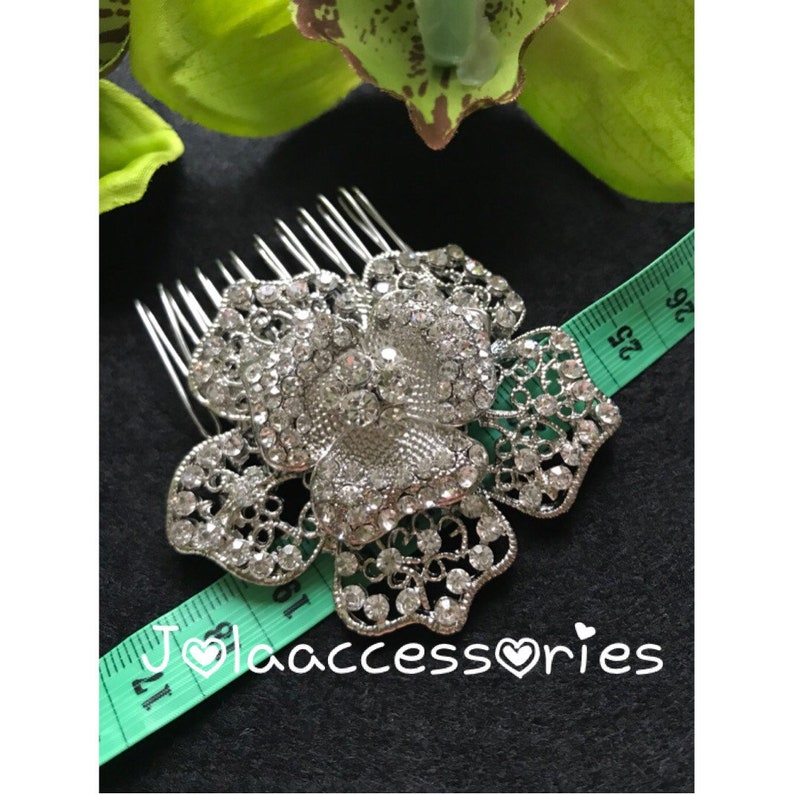 bridal hair comb Art Deco comb bridal wedding hair piece head piece wedding hair Great Gatsby style vintage style 1920s hairpiece