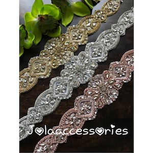 Wedding bridal belt pearl crystal sash belt bridal crystal rhinestone sash belt bridesmaid long sash belt art deco vintage style beaded gown
