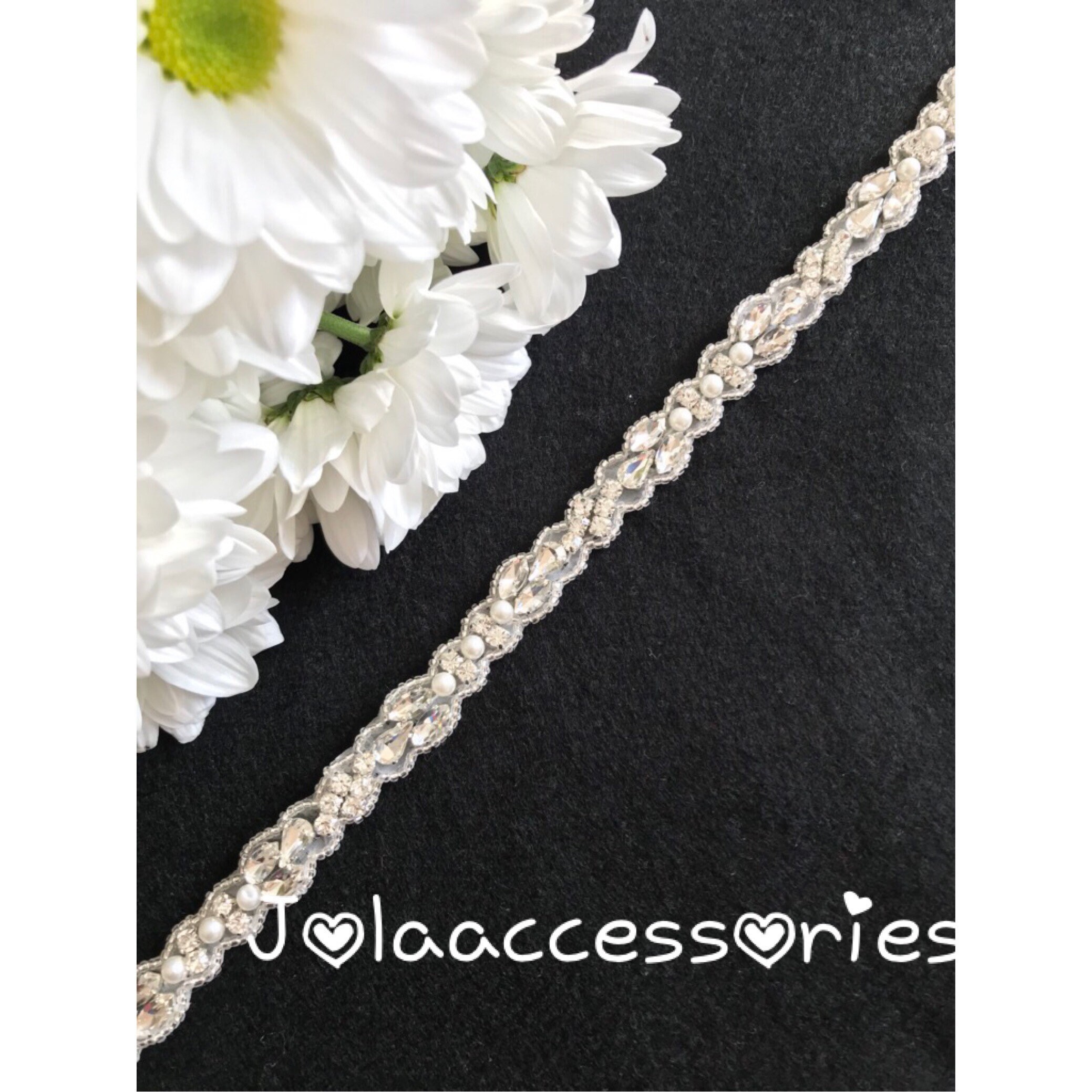 Diamante Bridal Belt - Etsy UK