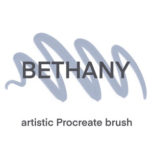 Bethany - Artistic, Textured Procreate brush