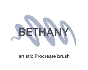 Bethany - Artistic, Textured Procreate brush