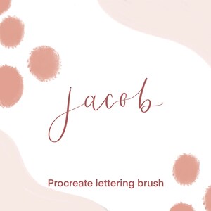 Jacob - Pinceau à lettres Procreate