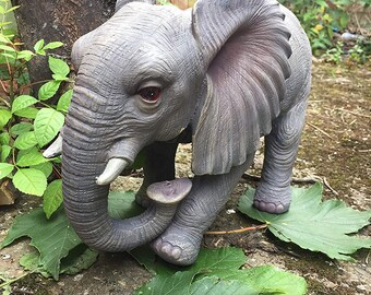 Details about   Elephants Realistic Effect Wild Life Statue Model Figurine Decor SM 