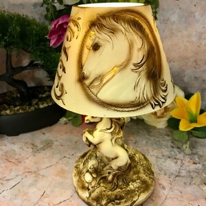 Novelty Horse Light Lamp Ornament Fantasy Art Gift image 7