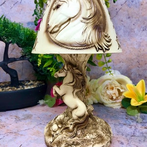 Novelty Horse Light Lamp Ornament Fantasy Art Gift image 2