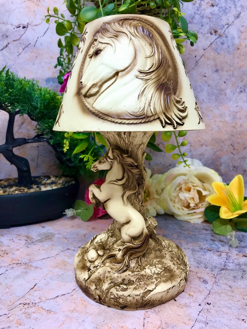 Novelty Horse Light Lamp Ornament Fantasy Art Gift image 2