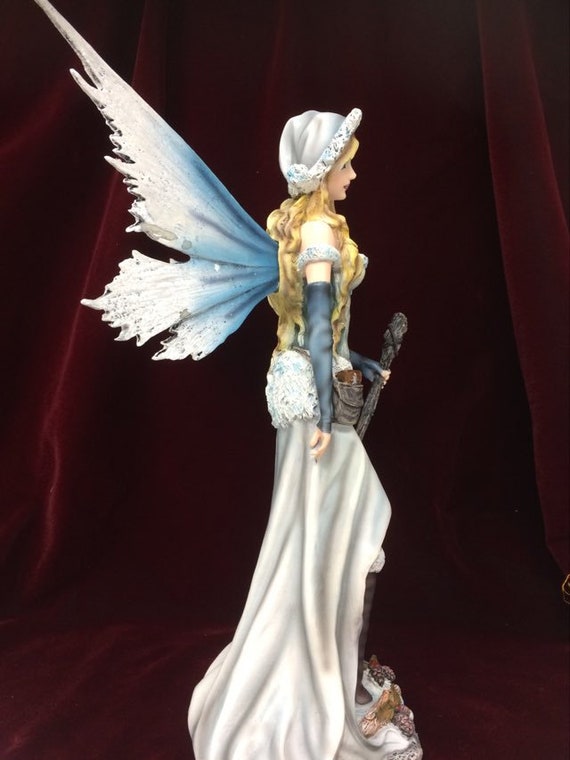 Large Viking Fairy Messenger Sculpture Statue Mythical Creatures Figure Gift 