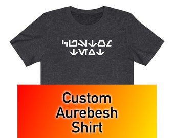 Chemise Aurebesh personnalisée