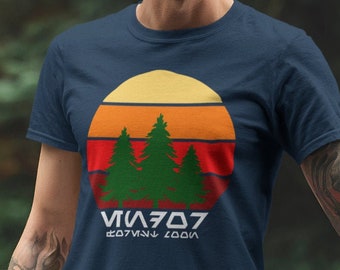 Endor Forest Moon Shirt in Aurebesh - Return of the Jedi - Ewok - Star Wars - Galaxy's Edge - Disney World