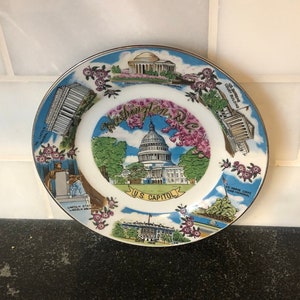 Washington D.C. souvenir plate