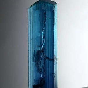 Beautiful gem quality indicolite color tourmaline crystal