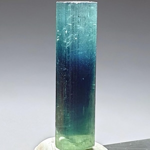 Tri-Color Tourmaline Crystal: Double Terminated Gemstone from Afghanistan