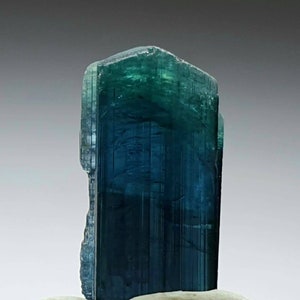 Beautiful indicolite color tourmaline crystal