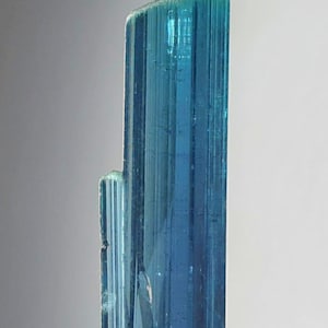 Beautiful top quality indicolite color tourmaline gemmy crystal