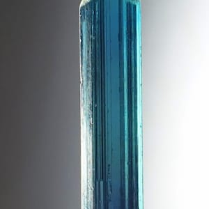 Beautiful indicolite color tourmaline clean crystal